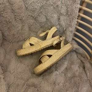 Beach platform sandals